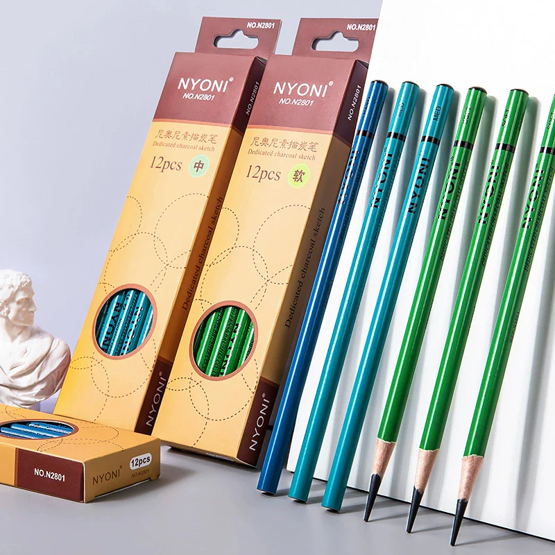 Professional Sketch Drawing Pencil Set 10/36Pcs Painting Pencils Graphite Shading Pencils for Beginners Stationery Art Supplies