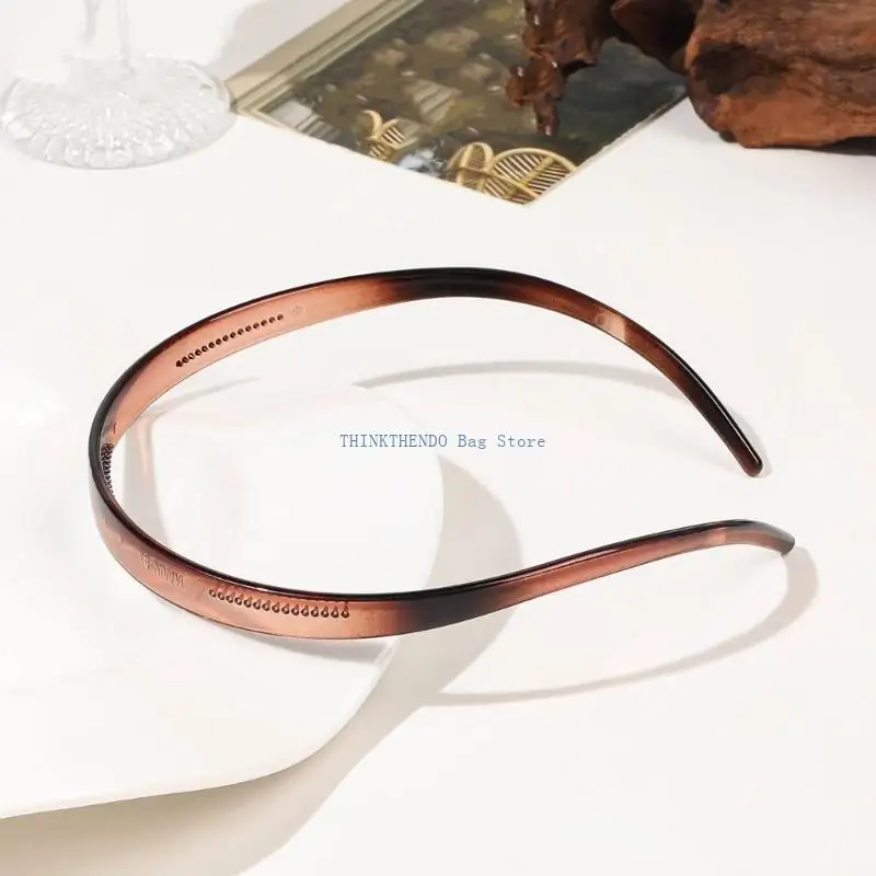 340D 6PCS U Shaped Resin Headbands Slip Proof Grip For Sports Daily Activities