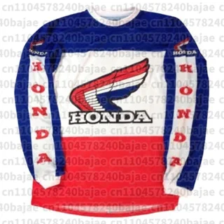 Vintage Race Uniform Motorcycle Off-Road Outdoor Cycling Long Sleeve Summer Men Jersey Oversized Breathable Sports Tshirt