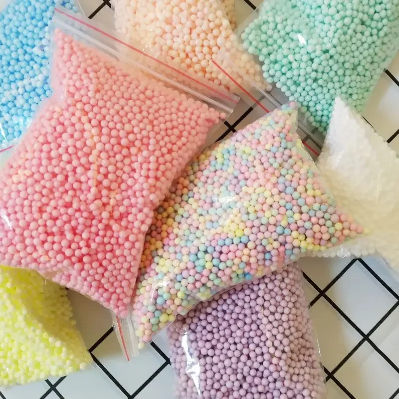 Multicolor Grânulos De Espuma De Poliestireno, Isopor, Mini Bola, Caixa De Enchimento, Artesanato De Garrafa, Decoração DIY