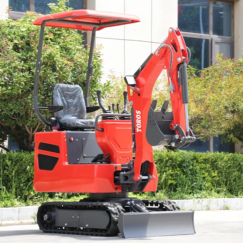

TOROS new Mini Excavator Price 1 Ton Customized Mini Excavator Digging Hydraulic Small Micro Digger Machine For Sale