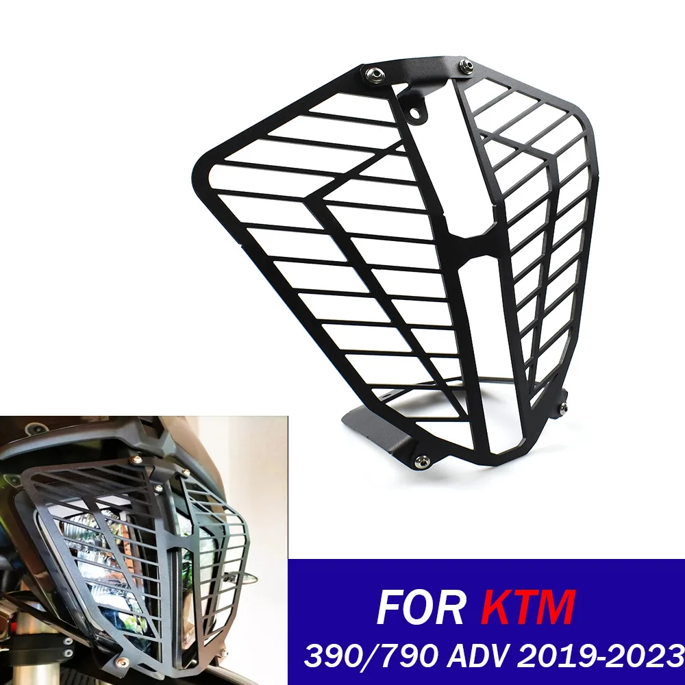 

Защита фар для KTM 390 790 Adventure ADV 2019 2020 2021 2022 2023, аксессуары для мотоциклов, защитная крышка для лампы головного света
