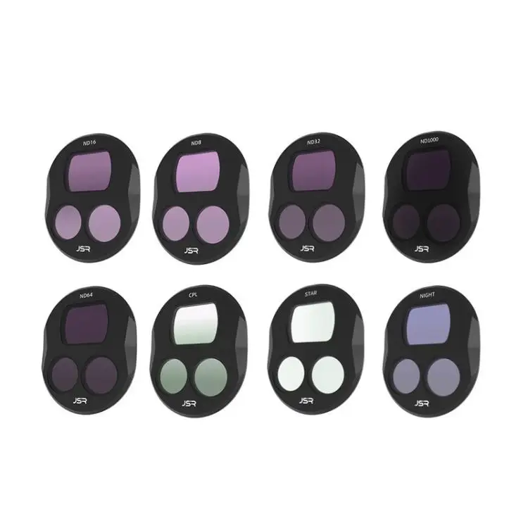 JSR Filter Lens Protector, Style: CPL+ND8+ND16+ND32+ND64+STAR+ND1000+NIGHT for Ma-vic 4 Pro