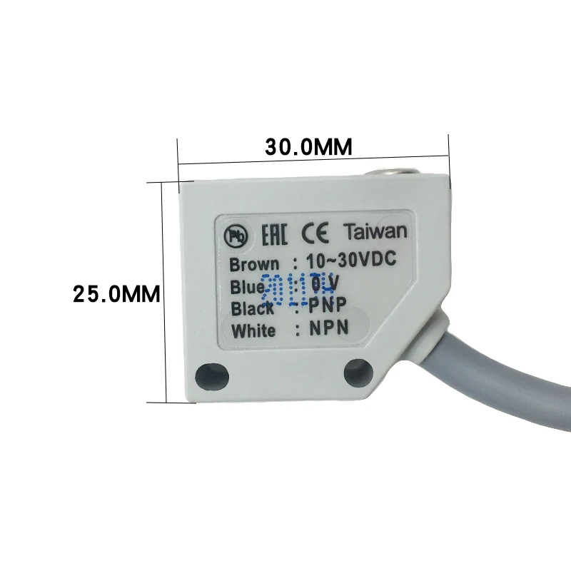 MG-2MX 2m Mini Waterproof Photoelectric Sensor 4PIN NPN/PNP Mirrorless Reflective Photoelectric Sensor