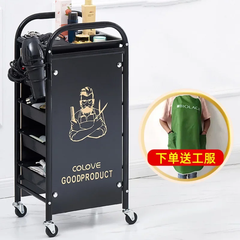 Trolley for Hairdresser Barberia Multi-purpose Organizer Professional Hairdressing Trolley To Transport Things Barber Furniture