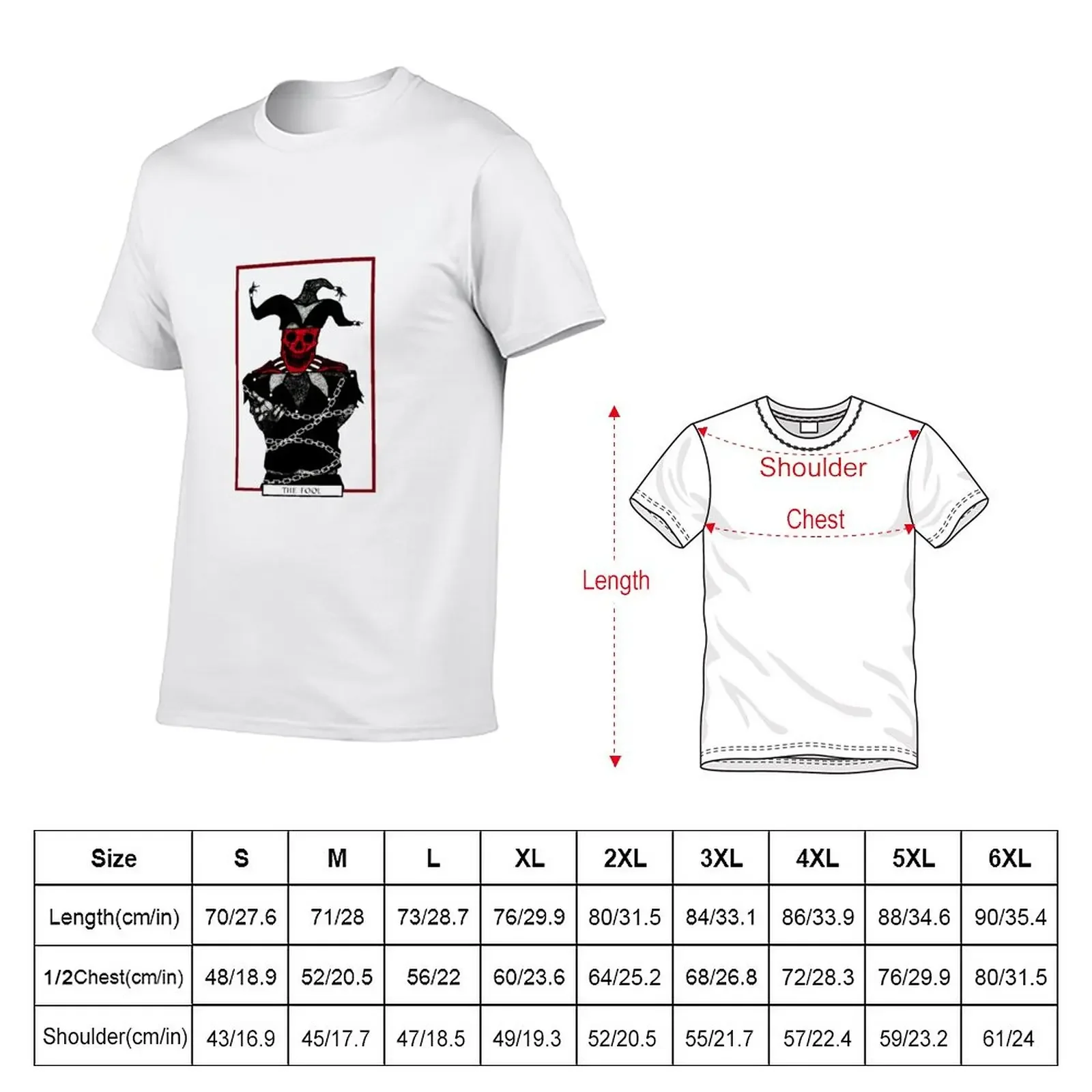 New The Arcana Mortis Tarot: The Fool T-Shirt customs design your own summer top oversizeds men t shirt