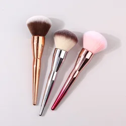 Single large loose powder brush, ultra soft fiber loose powder brush, beauty tool