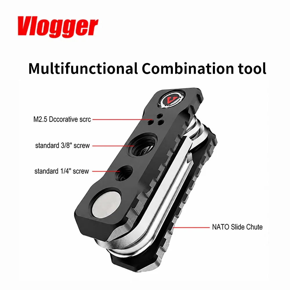 Vlogger Multifunctional combination tool Portable Photography 1/4