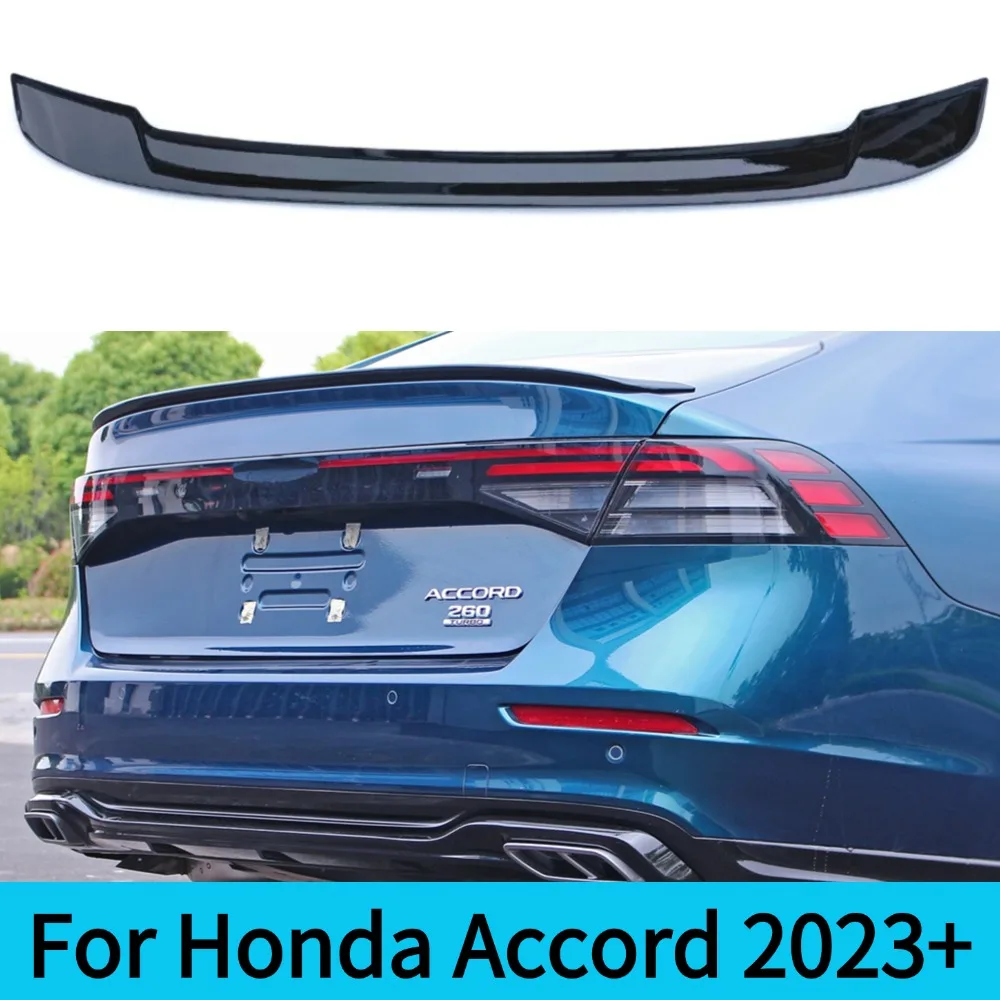 For 2023+  Honda Accord Rear Wing Spoiler Boot Lip Air Deflector Tuning Accessories For
