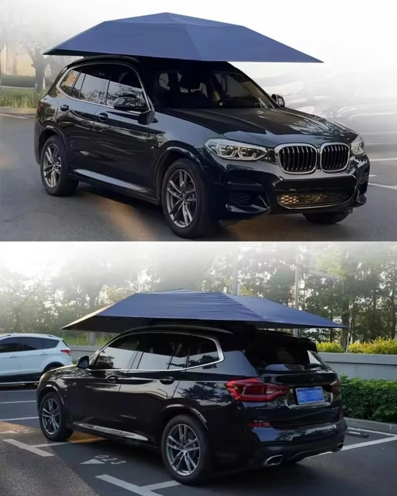 New Outdoor Car Parking Sunshade Heat Resistant  UV Proof Waterproof Automatic Foldable Car Roof Shade