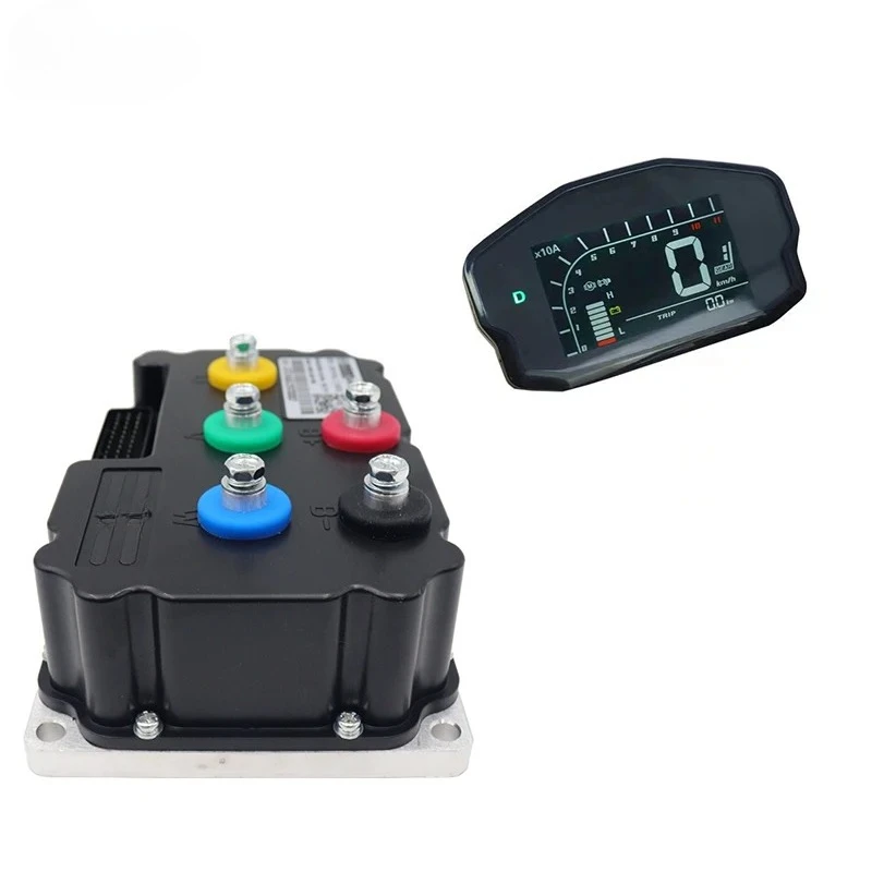ND72300 48V-72V 100A 2000-3000W BLDC Sine Wave Hall Motor Controller with DKD ONE-line Protocol Display Speedometer