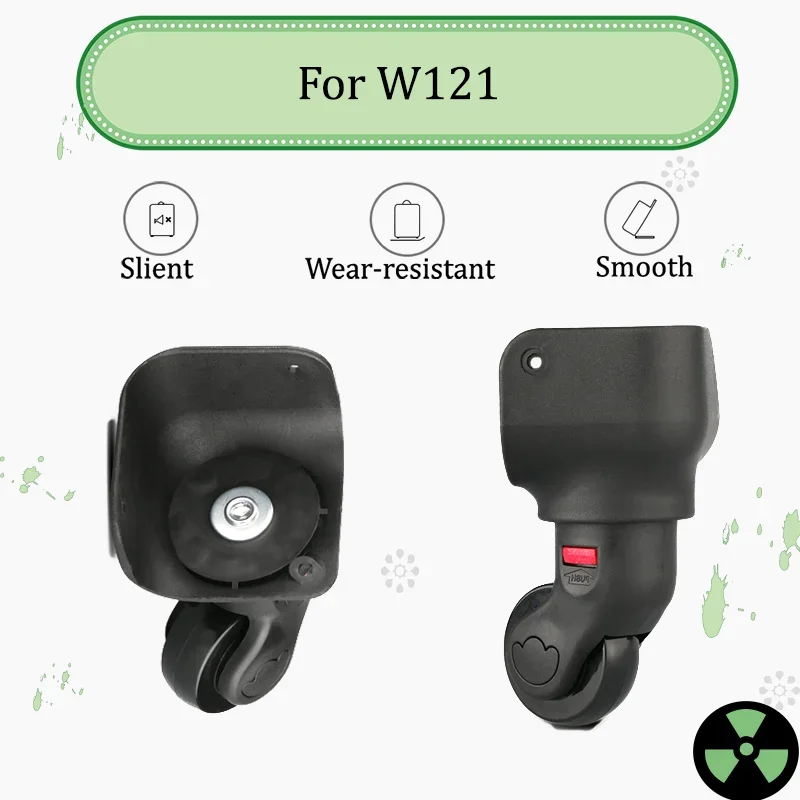 

For W121 Maintenance Tool Kit Accessories Casters Ultra-Quiet Wear-Resistant Wheels Swivel Casters 90°Right-Angle Luggage Wheels