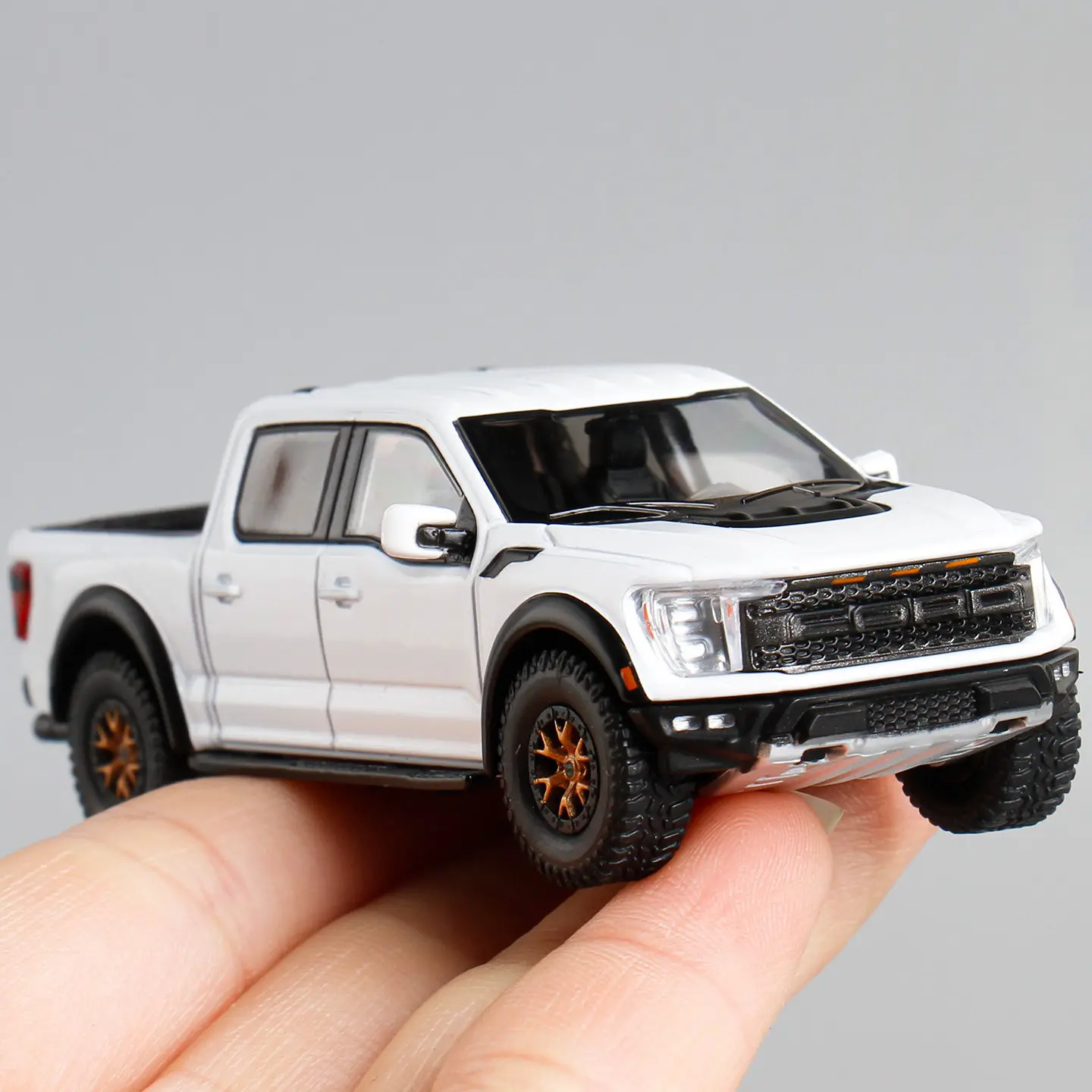Smallcar 1:64 Raptor F-150 Shock Absorber Tailgate Openable Diecast Alloy Car Model