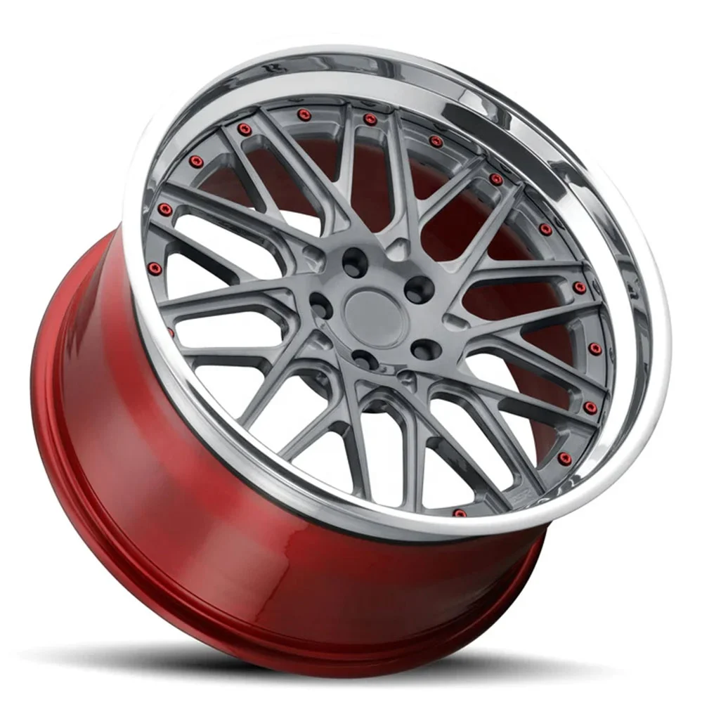 【Hot】 One to One Custom Forged Alloy Wheels 18 19 20 21 22 23 24 Inch Forged Car Wheel 3 Piece