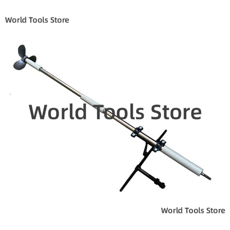 Portable Hand‑Cranked Boat Propeller Manual Electric Drill Canoe Kayak Hand Push Oar Outboard Motor Mount Bracket