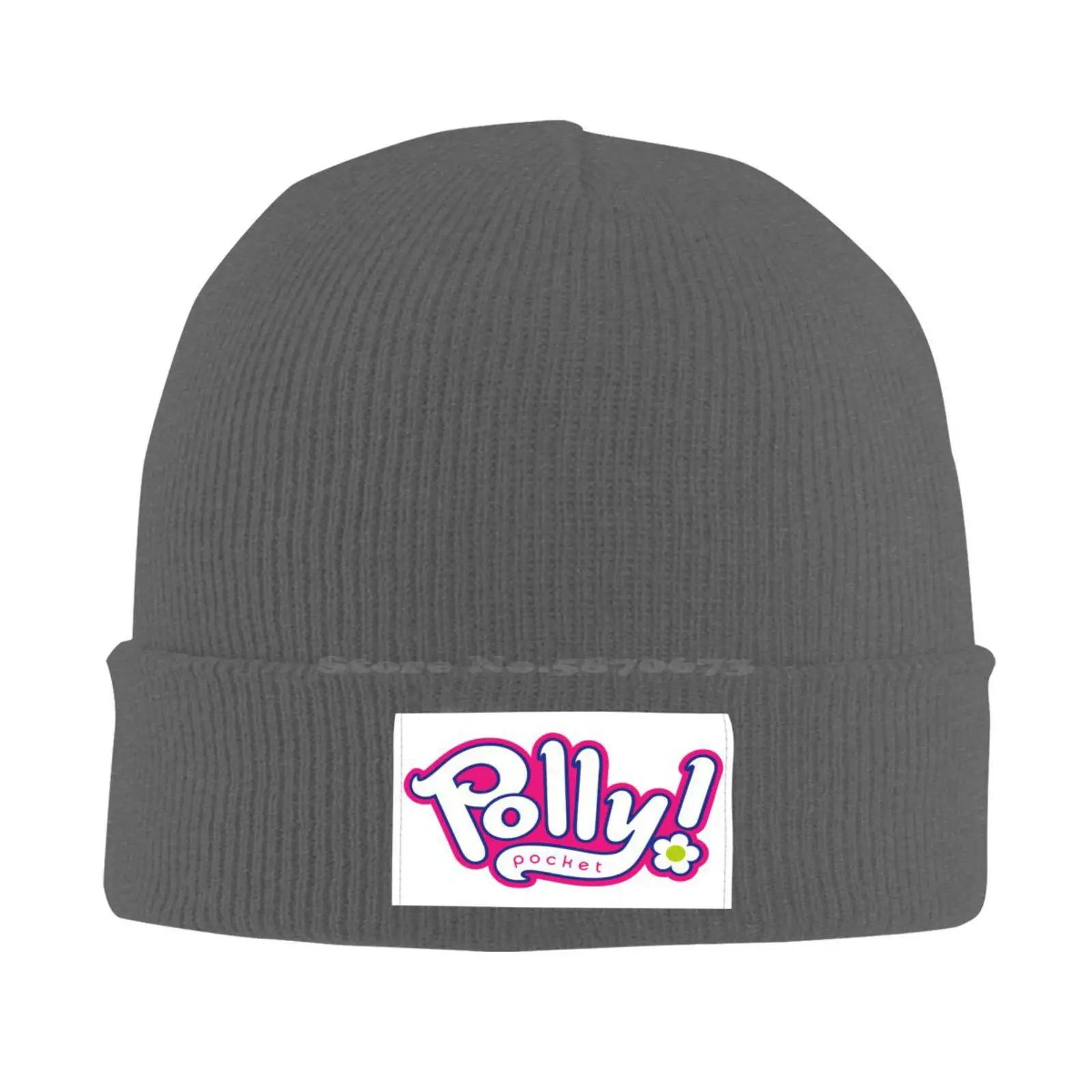 Polly Pocket Logo Print Graphic Casual cap Baseball cap Knitted hat