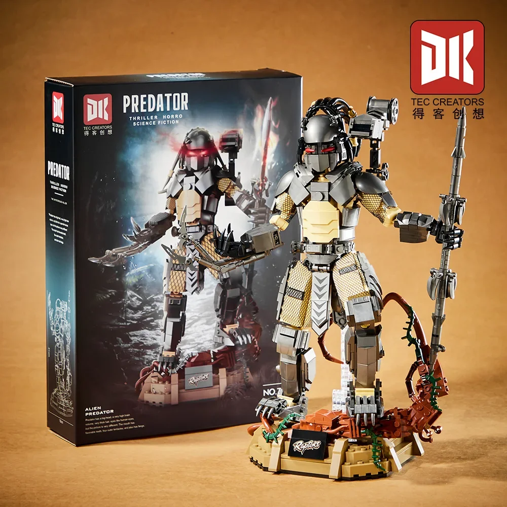 

Конструктор Predator Moc: Классический фильм, инопланетянин, DIY, мини-фигурки, 978 деталей, игрушки для сборки, подарок на день рождения для детей