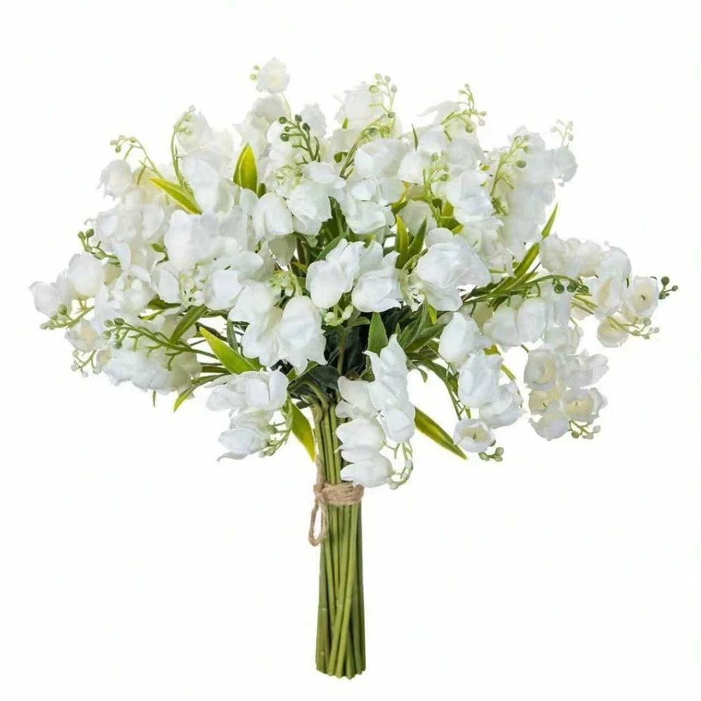10/20 Stück künstliche Blumen Canterbury Bell Festival Hochzeit Weihnachten Zuhause Zimmer Vase Tischdekoration Outdoor Garten Bonsai Geschenkbox