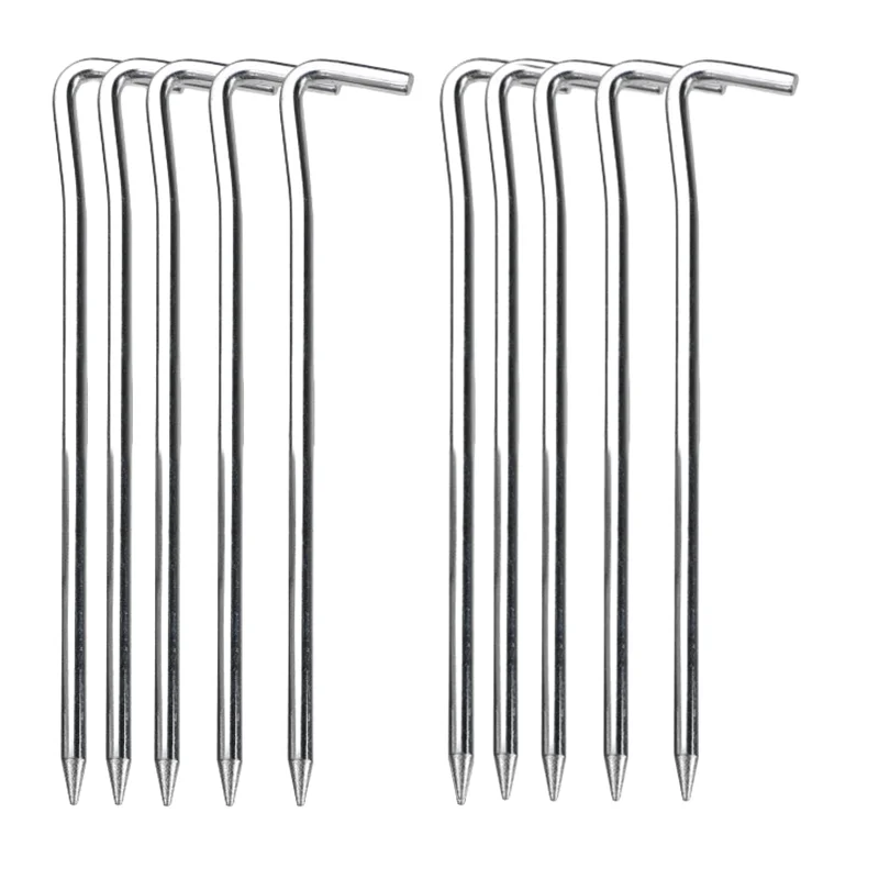 6/10pcs Outdoor Picnic Camping Fishing Canopy Tent Pegs Stakes Nails Ground Pin