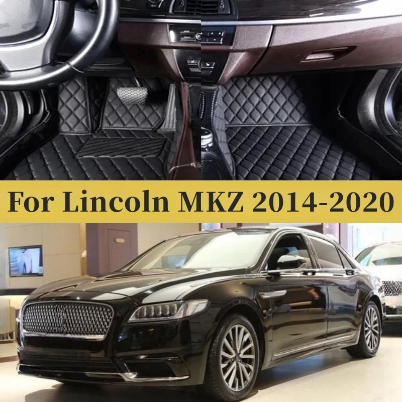 

Custom For Lincoln MKZ 2014-2020 Car Foot Pads Protective Pad Auto Floor Mats Automobile Carpet Cover Auto Interior Accessories