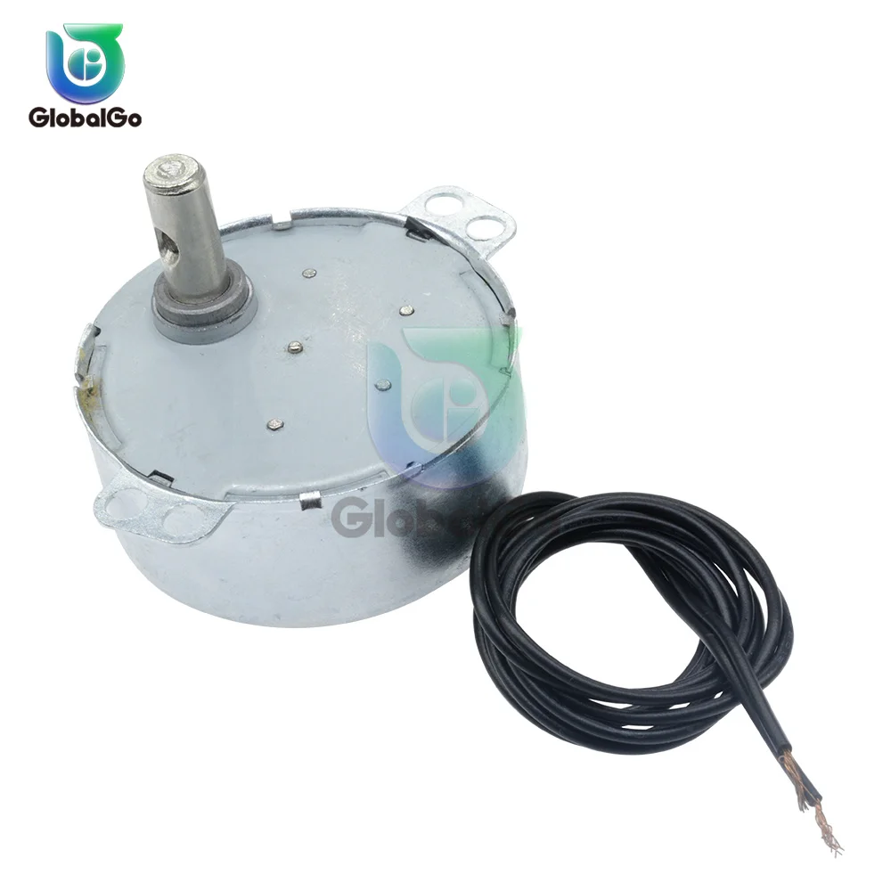 TYC-50 Stable Synchronous Motor AC 220V 50/60Hz 4W 5-6 r/min Torque 4KGF.CM CW/CCW Microwave Turntable for Electric Fan