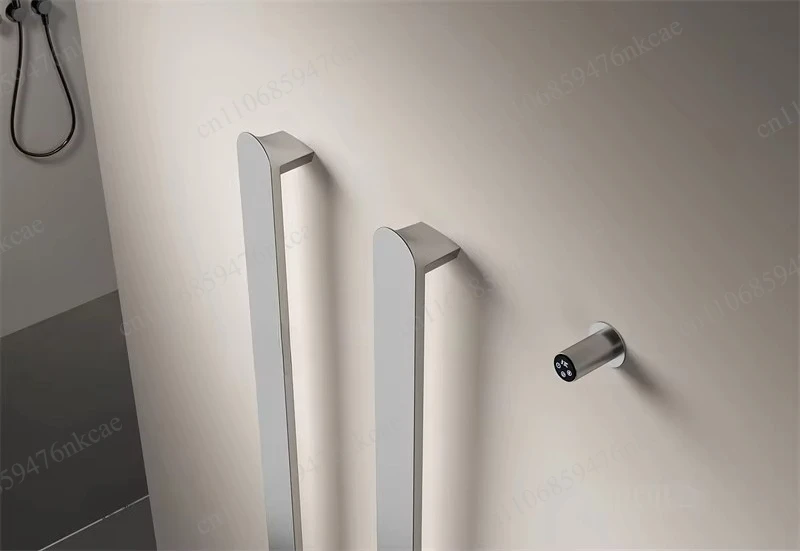 Push button switch 62 inch large towel radiator towel bar modern electric heating towel bar