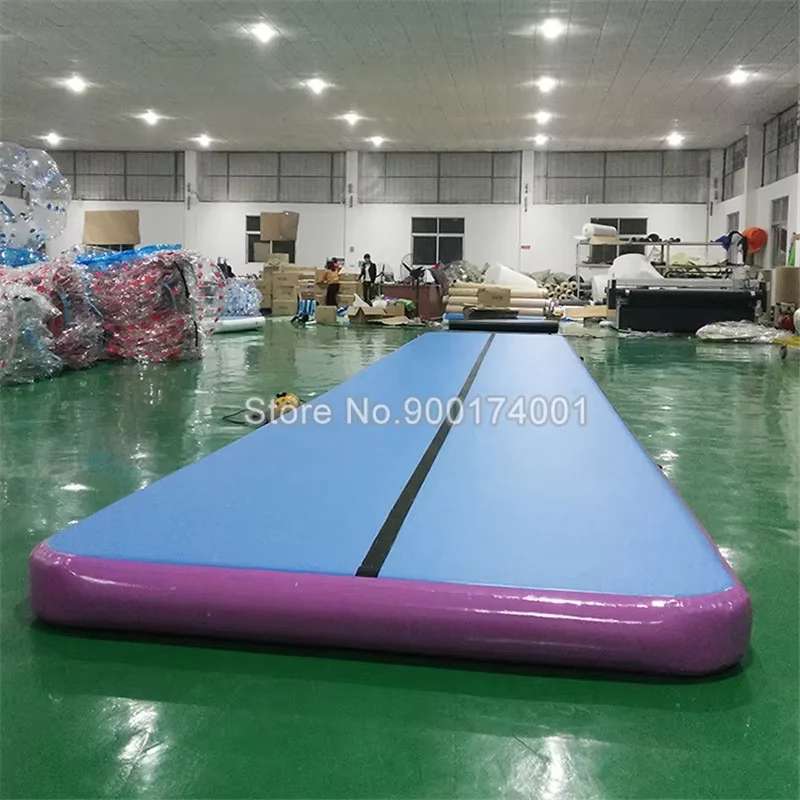 AirTrack 10*2*0.2m نفخ الجمباز Airtrack الطابق تراجع الهواء المسار للأطفال الكبار للبيع