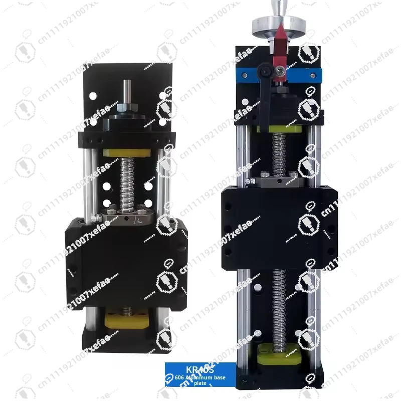 KR40S laser engraving machine Z-axis slide rail adjustable screw module ball screw manual slide table table