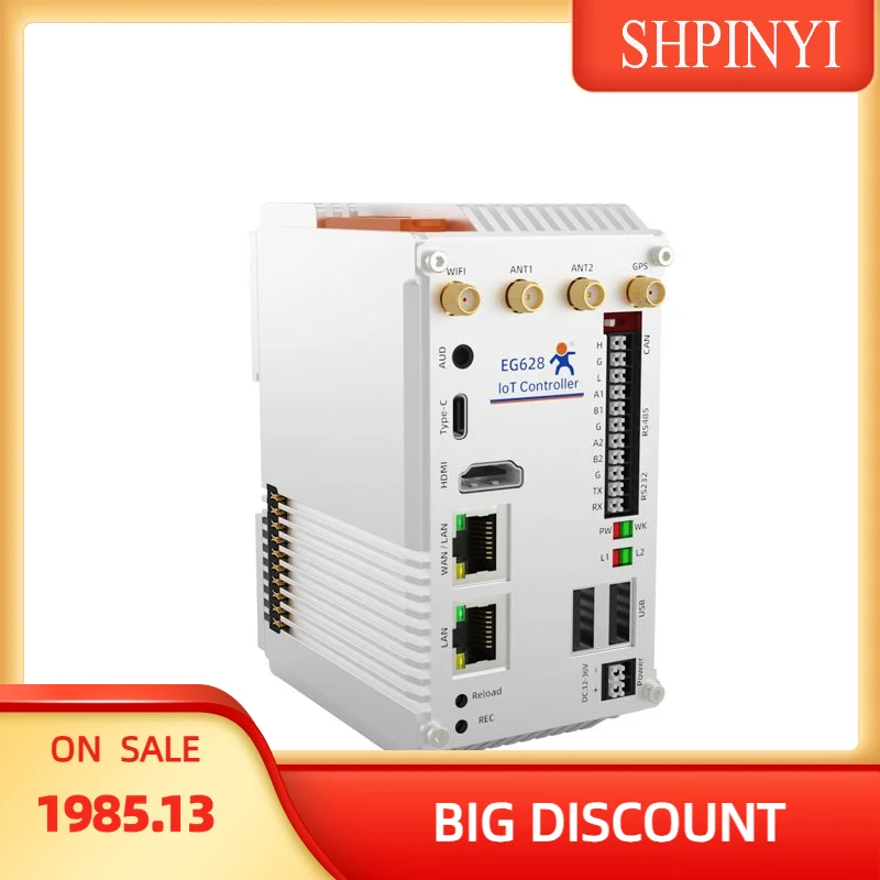 Erweiterbarer industrieller Steuercomputer PUSR ARM mit Linux-System, lokale Konfiguration, satte Netzwerkoption USR-EG628