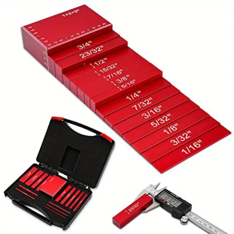 aluminum alloy chainsaw height gauge, woodworking milling table saw gauge, multi-functional gauge