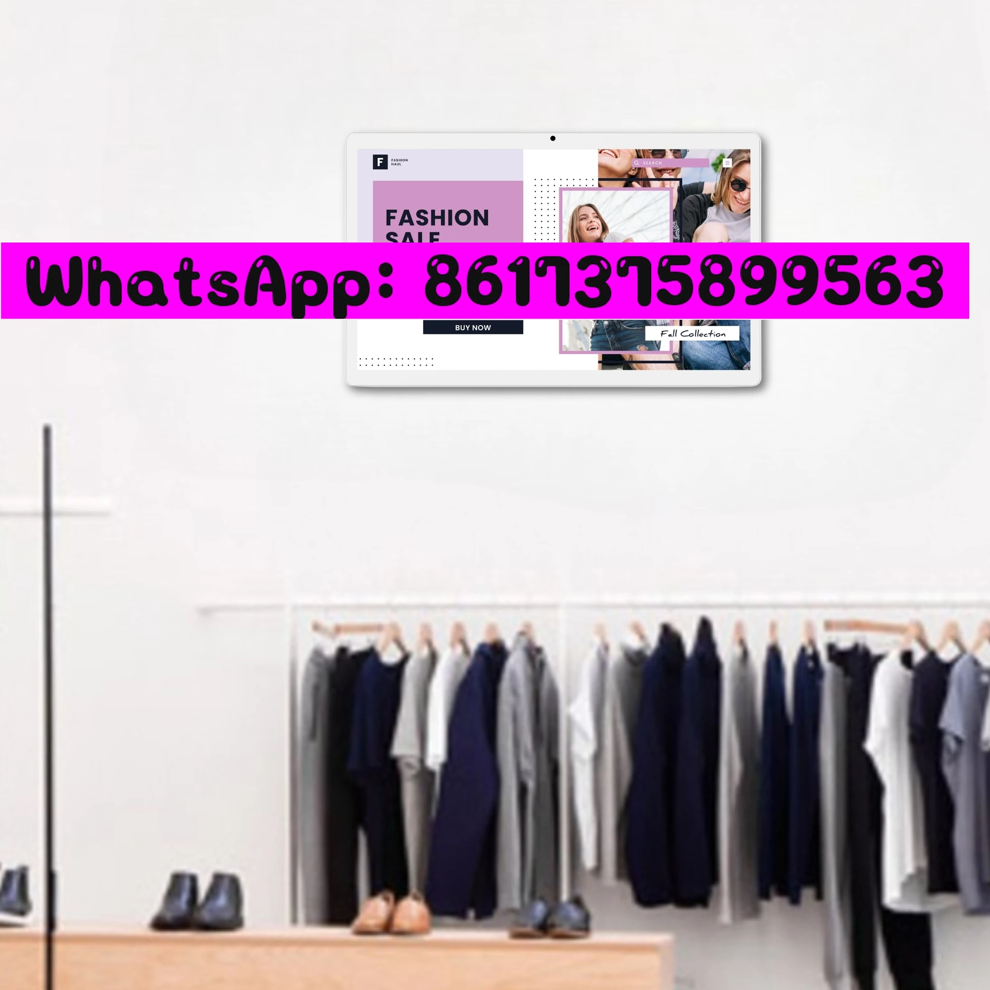 Display de sinalização comercial publicidade montagem na parede software CMS tablet LCD 15,6 polegadas Android 14 tablet publicidade comercial