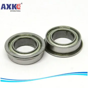 20pcs High quality ABEC-3 Z2V1 F63801 12*21*7 flange bearing Thin wall deep groove ball bearings F63801ZZ 12*21*23*7*1.5 mm