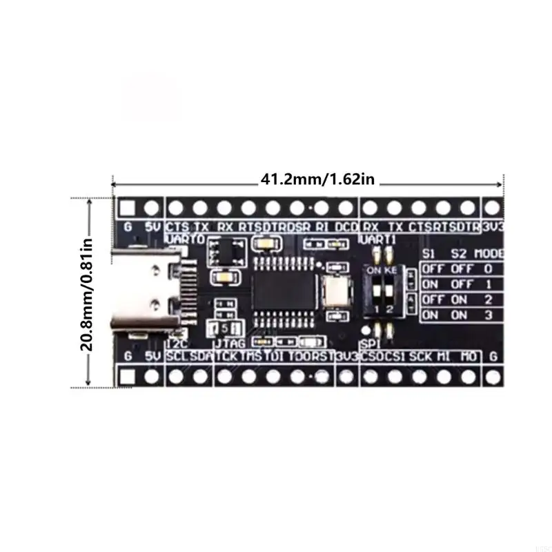 U55C Avanzate USB a Modulo seriale Supporto UART/I2C/SPI/JTAG/GPIO