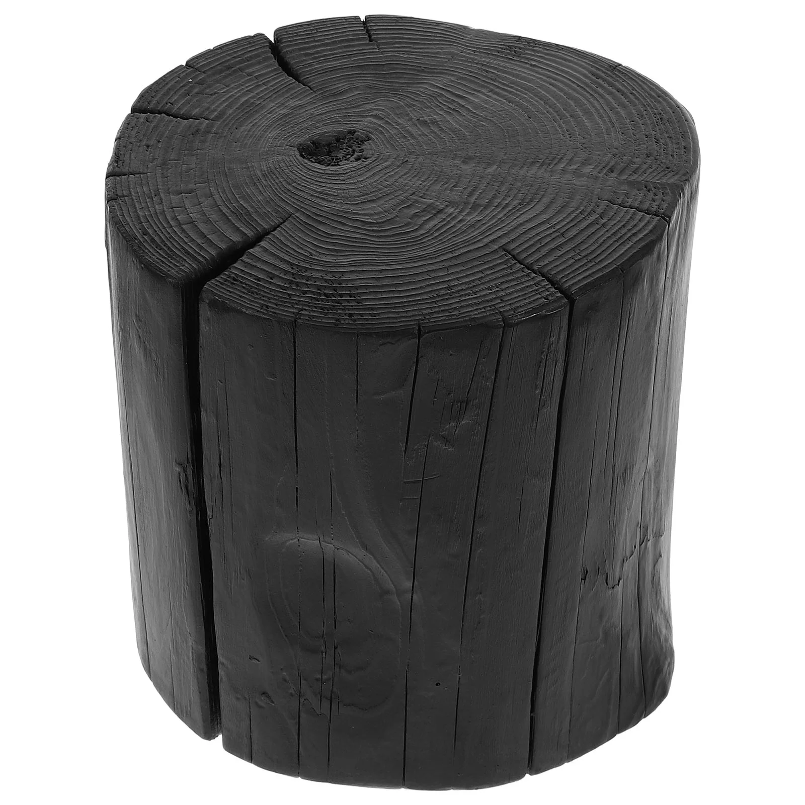 Tree Stump Wooden Decor Stand Foot Stool for Bedroom Small Natural Round Step Rustic Display Stools Table