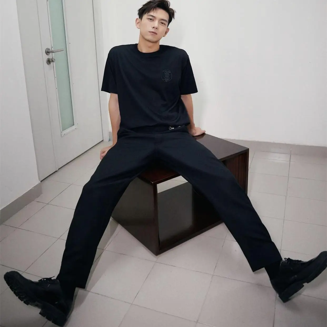 سراويل رجالية عصرية دافئة غير رسمية من سلسلة Bla Tech Down سراويل طويلة للخريف والشتاء ملابس ترفيهية أنيقة متعددة الاستخدامات #5