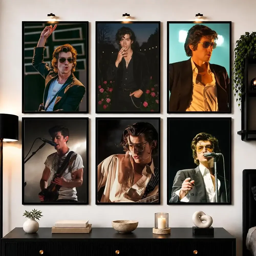 A-Alex Turner Poster Wall Art Sticker For Living Bedroom Bar Home Decor Mural Painting Decoration