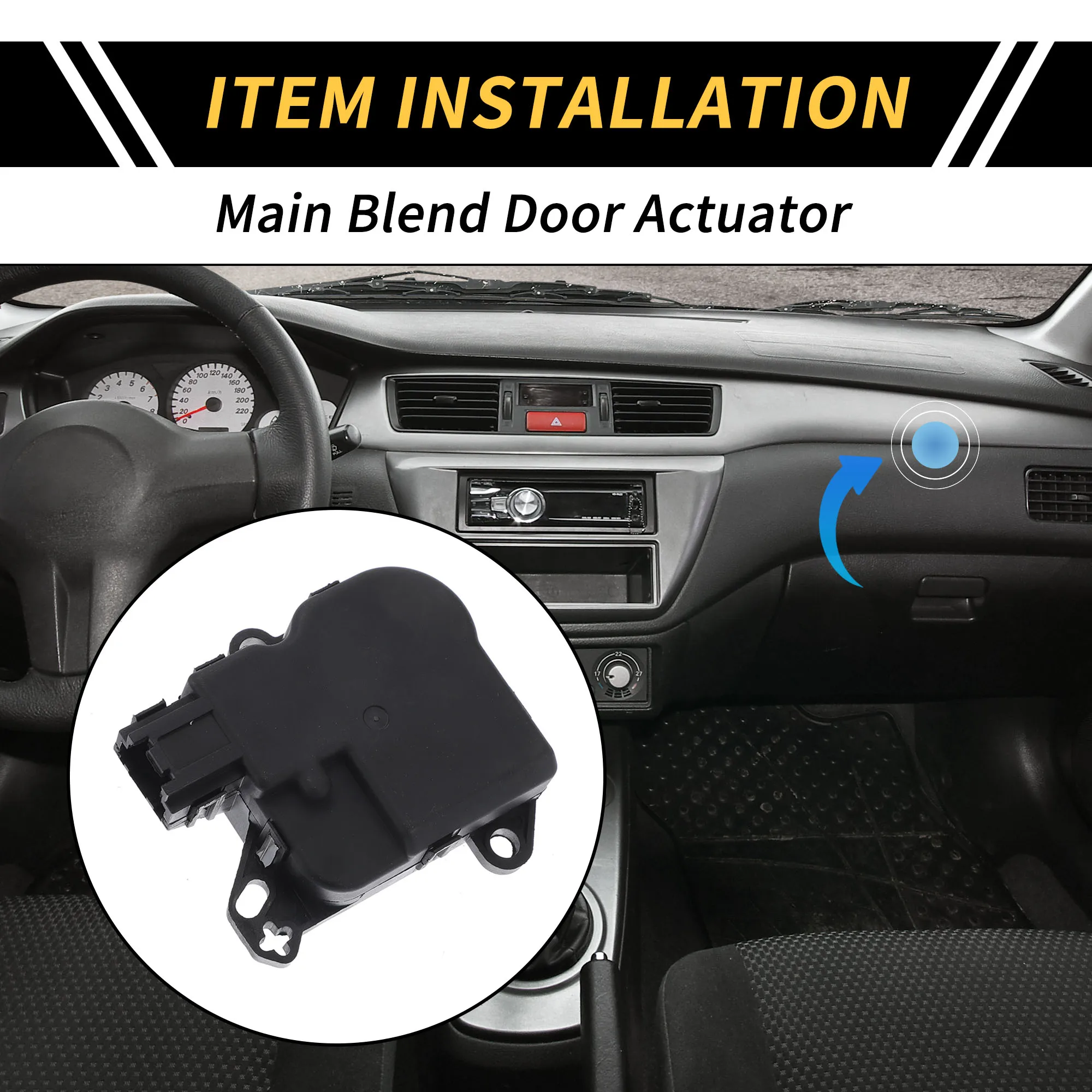 

UXCELL HVAC Air Door Actuator Heater Blend Door Actuator for Ford Expedition 2009-2017 for Ford F-150 2009-2014 AC Heater