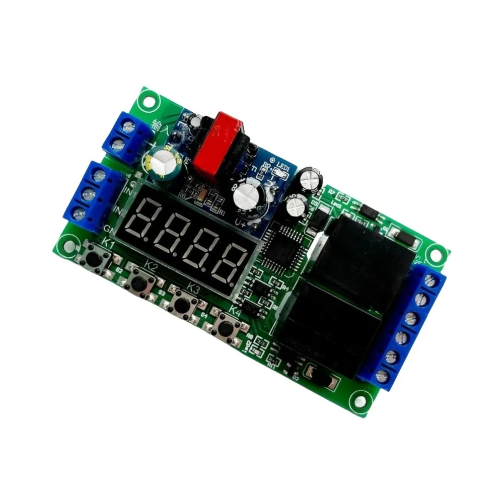 Programmable Dual Switch Module 220V AC with 38 Timing Digital Display Interface and Two Isolated Output Channels