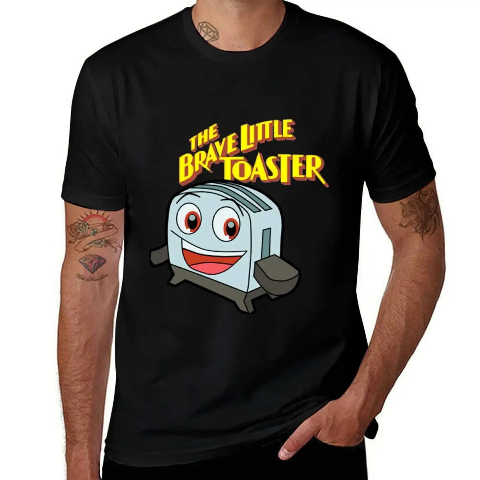 Cute Brave Little Toaster T-Shirt Plus Size Summer Short Sleeve T-Shirt