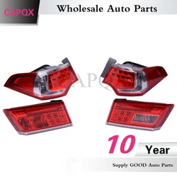 CAPQX 4PCS/set  High quality LED rear taillights FOR HONDA SPIRIOR 2013 2014 For Europe ACCORD CU2 Rear BrakeTail Lights Lamp