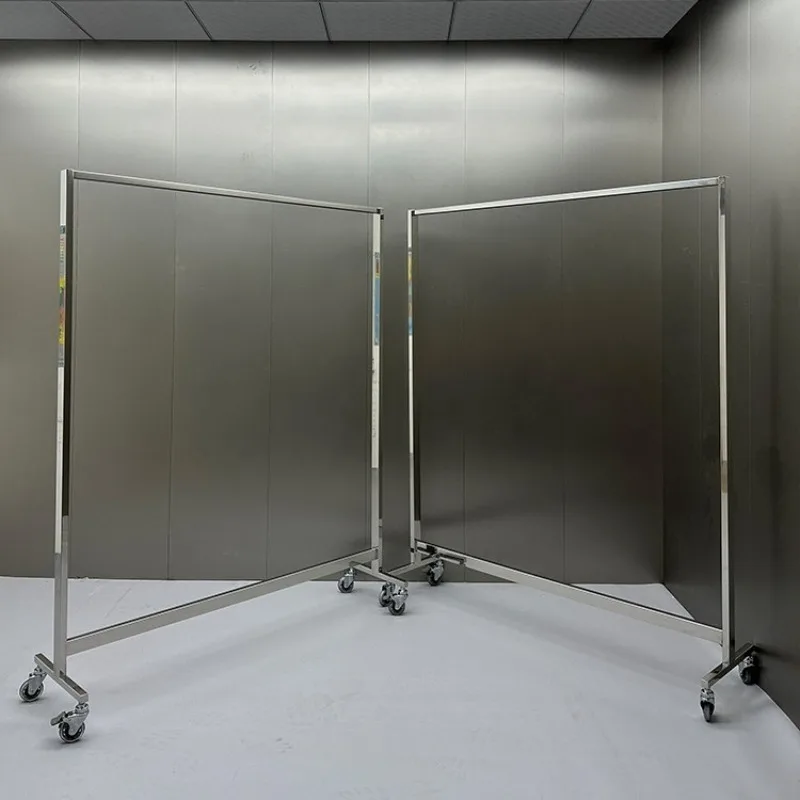 Display rack Stainless steel floor-to-ceiling island rack Display hanger