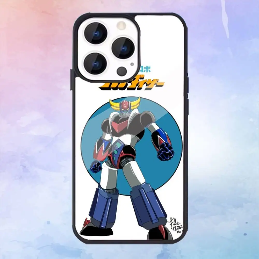 Coque de téléphone UFO Robot g-ororak pour iPhone17,16,15,14,13,12,11 Plus,Pro Max, charge sans fil magnétique Magsafe