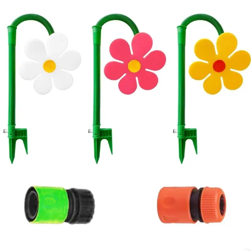 

Funny Automatic Rotating Sprinkler Dancing Flower Head for Efficient Garden Irrigation and Lawn Watering Y4QC