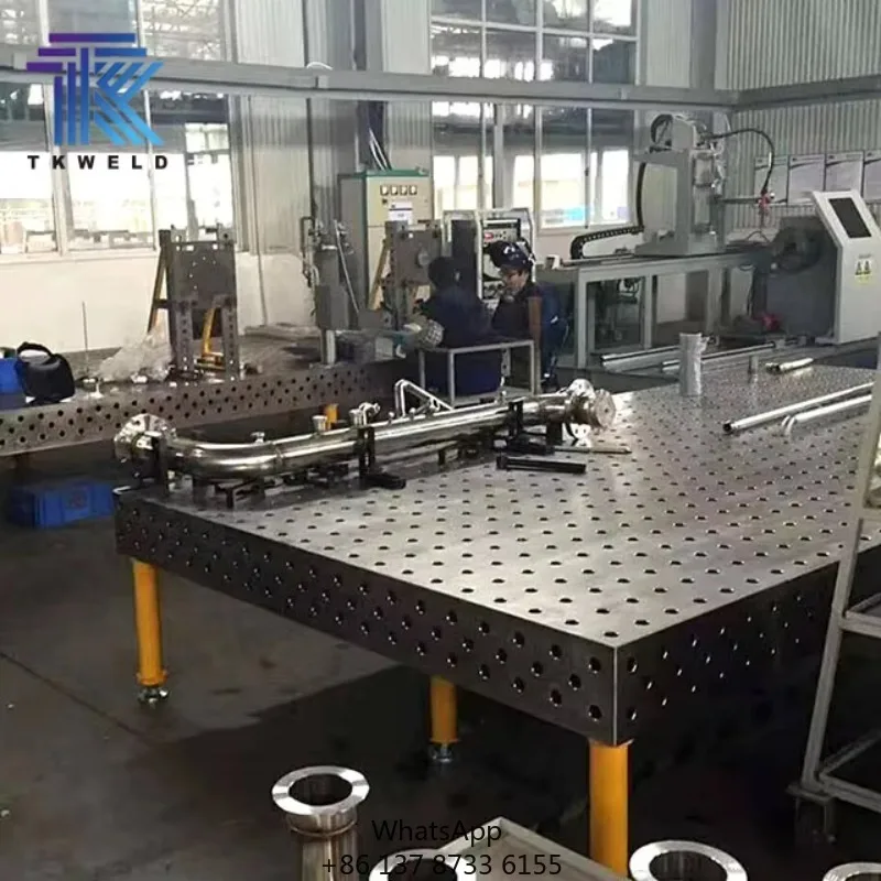 

Factory Best Selling High Quality Durable 3D/2D 3000*1500 Welding Table Cast Iron Steel Nitriding Best Soldering New