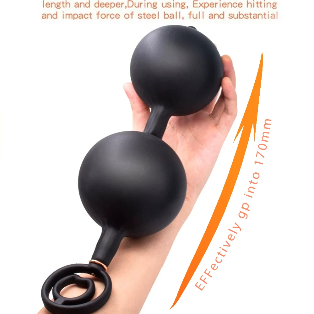 Inflatable Anal Plug Anal Dilator Huge Butt Plug Stimulate Sex Toy For Women/Men Masturbators Prostate Massager Big Anal Toys image 2