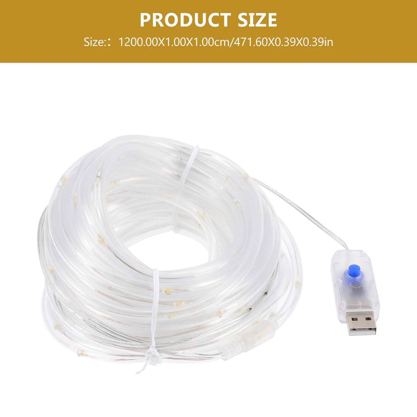 LED Light Unique Shape Rope Lights Decorative Outdoor Waterproof Plastic Rope Lights Festive Daily Home Party Bar