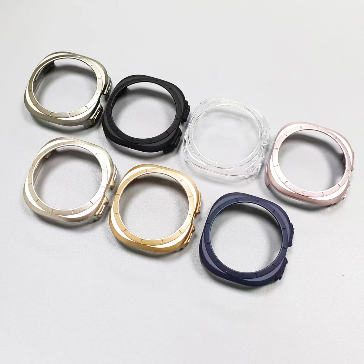 PC Case for Samsung Galaxy Watch Ultra 2025 47mm Accessories Hollow Hard Frame Protective Bumper for Galaxy Watch 7 Ultra cover
