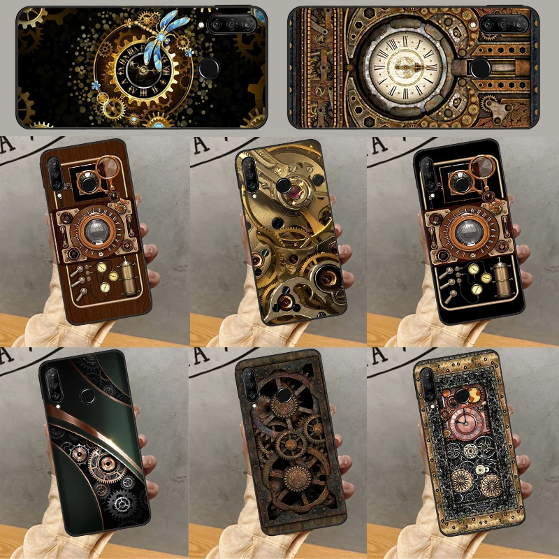 Steampunks For Huawei Nova Y90 Y61 Y60 5T 9 10 SE 3i 7i 8i 11i P Smart 2021 P20 P30 Pro P40 Lite Case