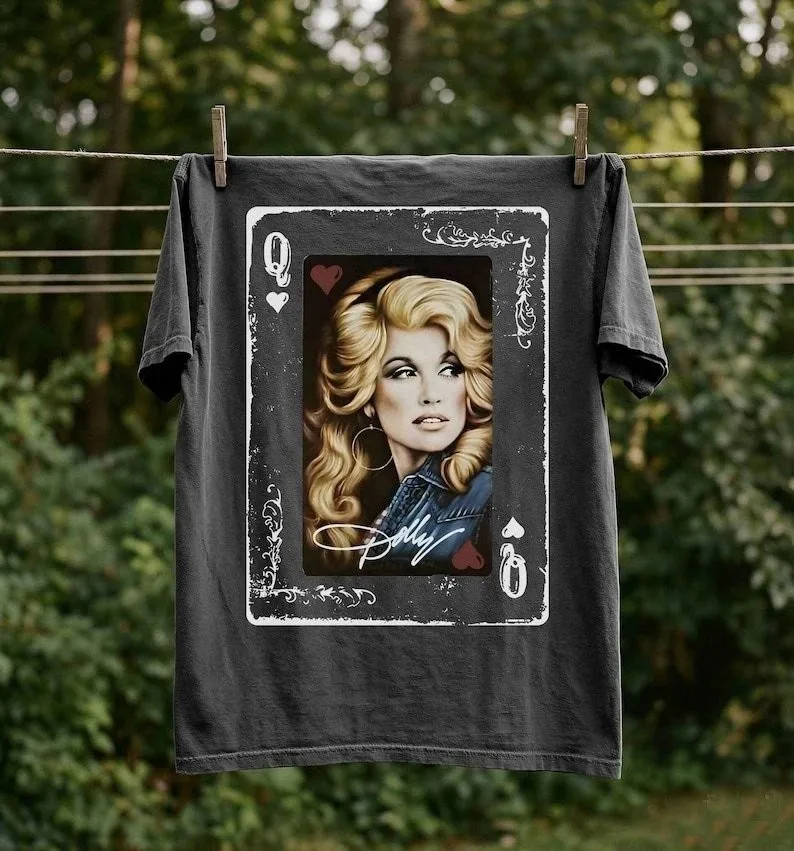 Dolly Parton Signature Country Queen Vintage Graphic Shirt, Dollywood BL2808