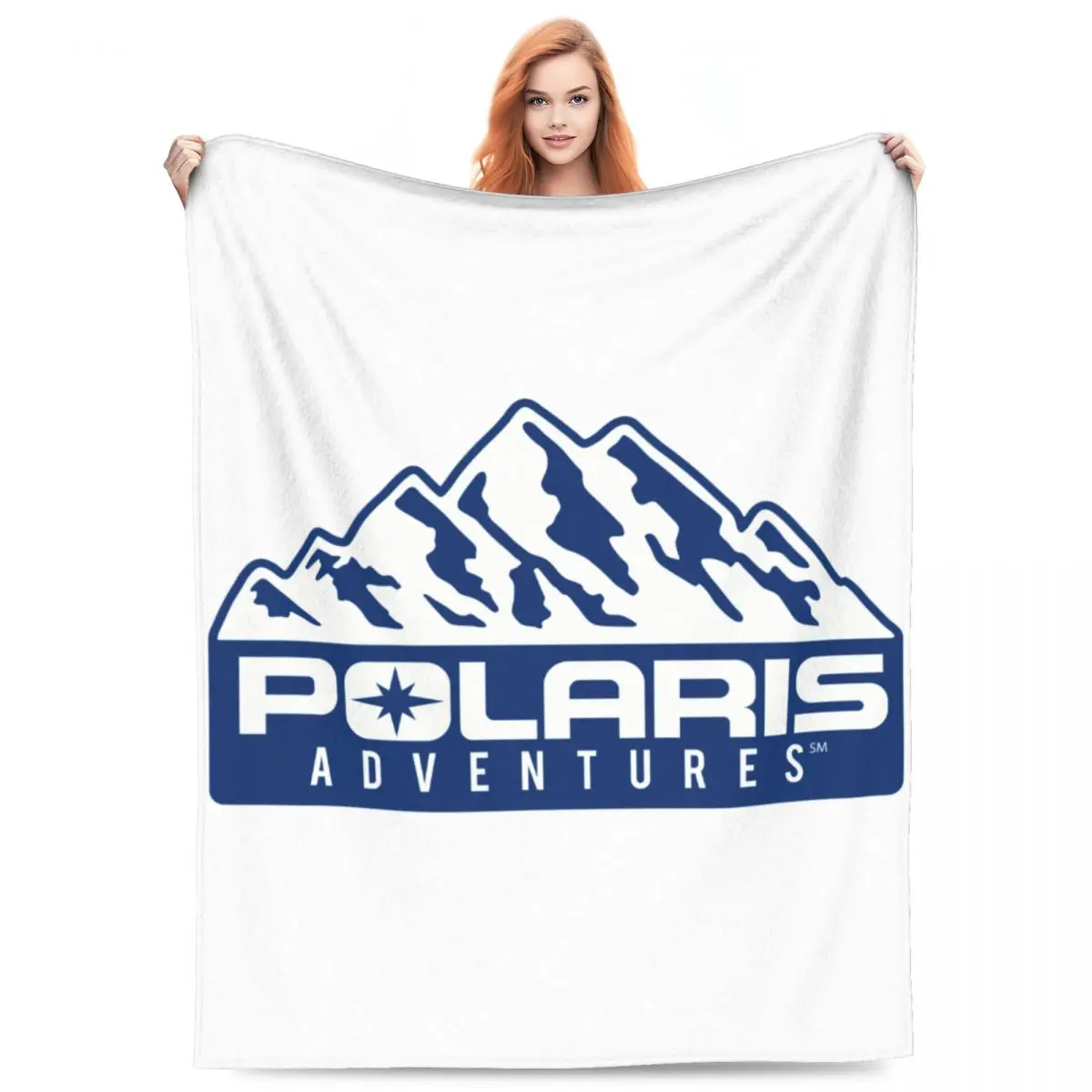 

Polaris Logo Blanket Fleece Sofa Throw Blanket Super Soft Throw Blankets for Couch Bedding Outdoor Throws Bedspread Quilt